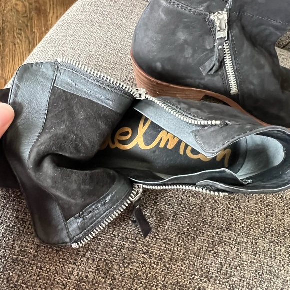 Sam Edelman Packer Black Suede Bootie - Picture 4 of 6